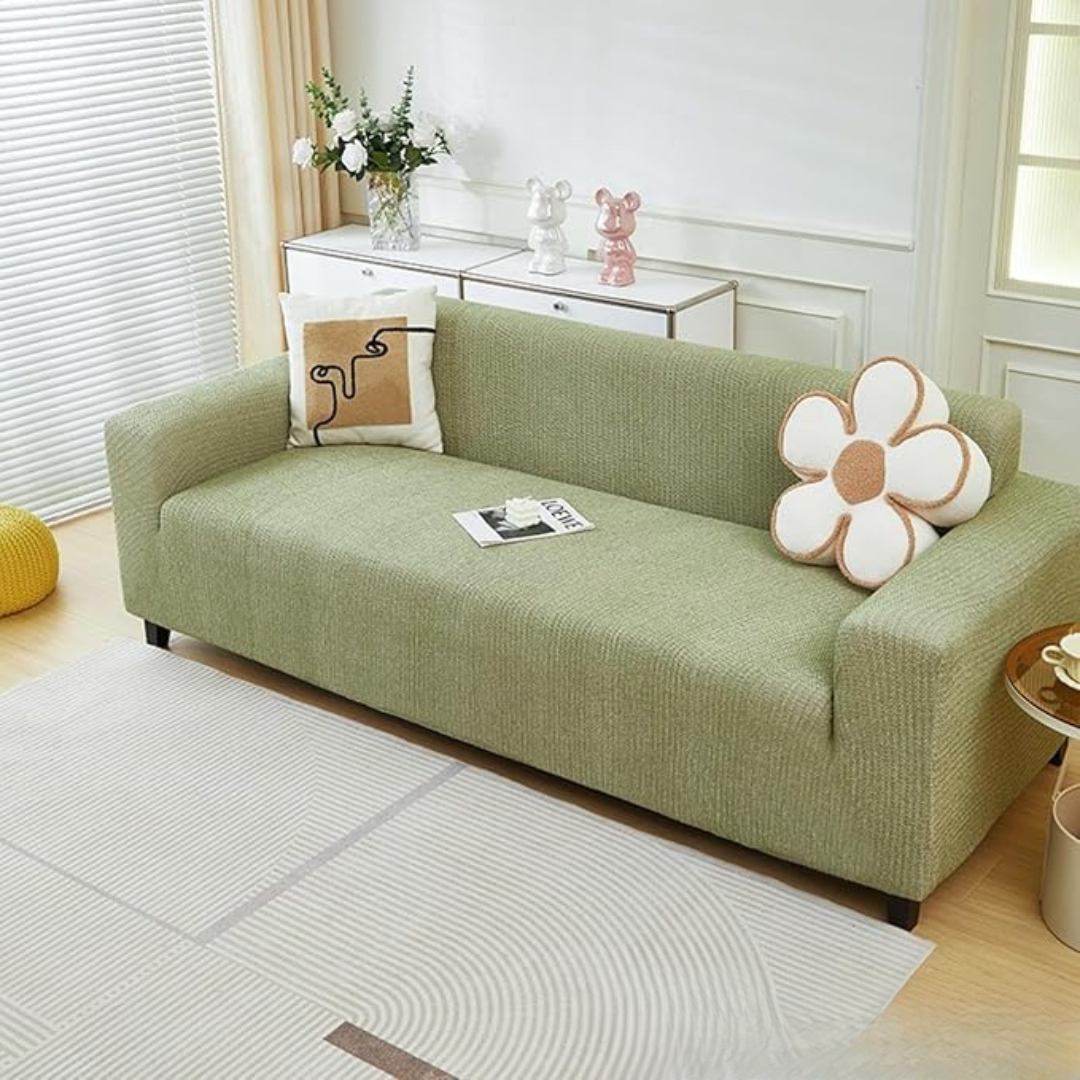Capa para Sofá em Tecido Chenille | Elegância e Conforto para sua Sala de Estar - [ BRINDE EXCLUSIVO ]