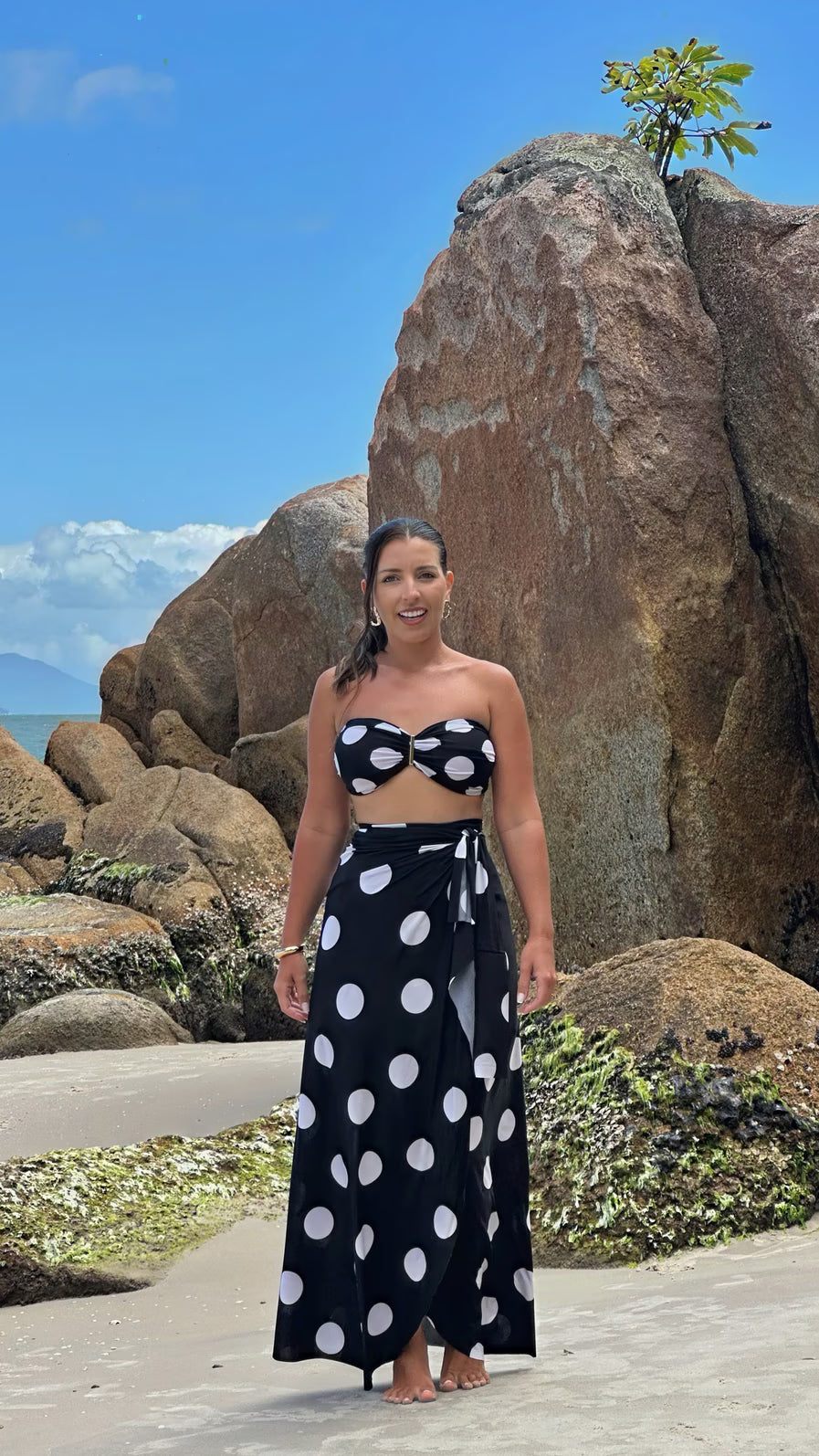 Conjunto Saída Shine longa